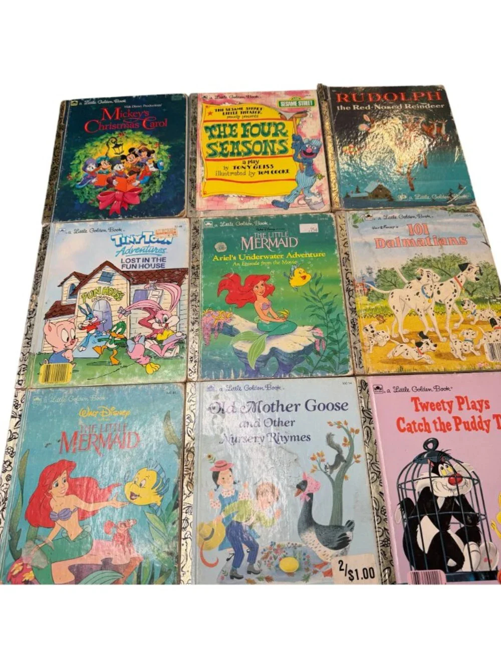 VTG Little Golden Book lot‎ 26 hardback childrens books kids Disney Bugs Bunny